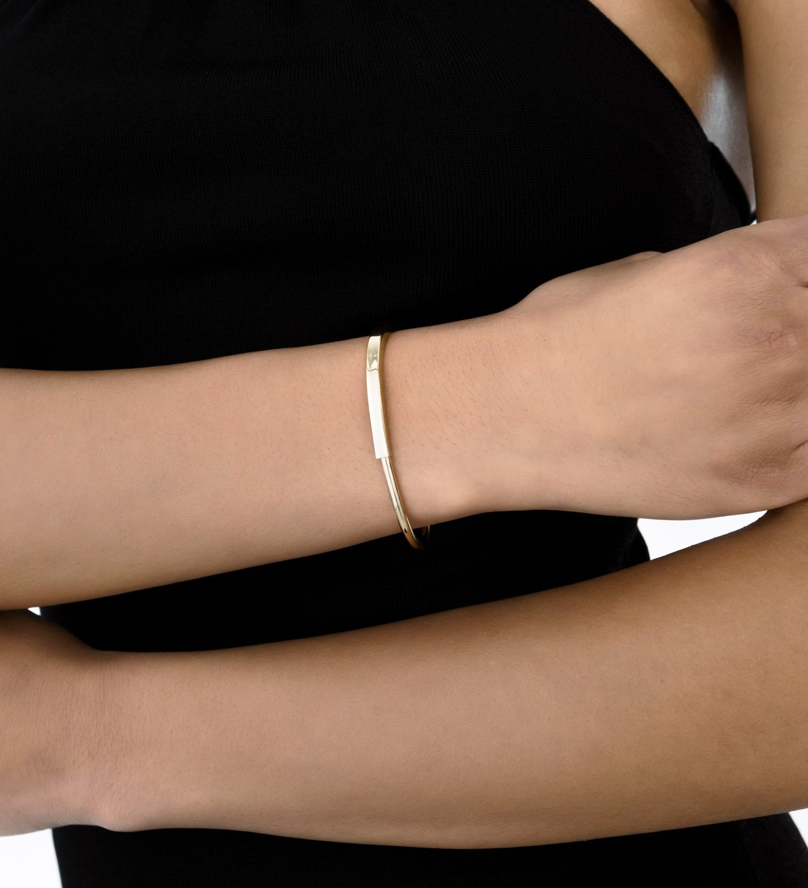 Bracciale Rigido Schiava in Oro 14K - GIOIELLO ITALIANO