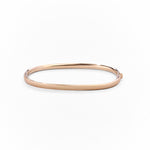 Bracciale Schiava in Oro 14K a Forma di Rettangolo Morbido - GIOIELLO ITALIANO