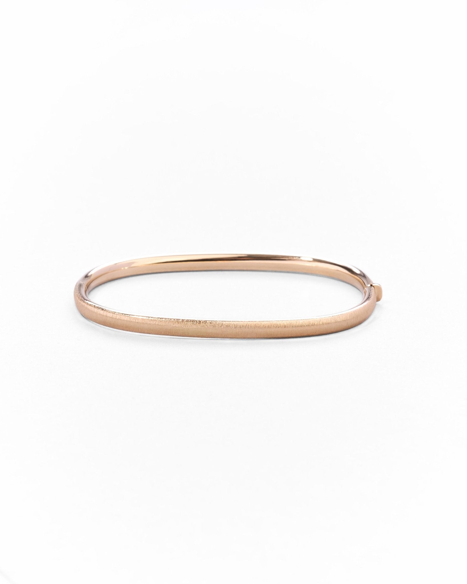 Bracciale Schiava in Oro 14K a Forma di Rettangolo Morbido - GIOIELLO ITALIANO