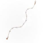 Bracciale Sottile in Oro 14K con Perle Naturali - GIOIELLO ITALIANO