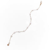 Bracciale Sottile in Oro 14K con Perle Naturali - GIOIELLO ITALIANO