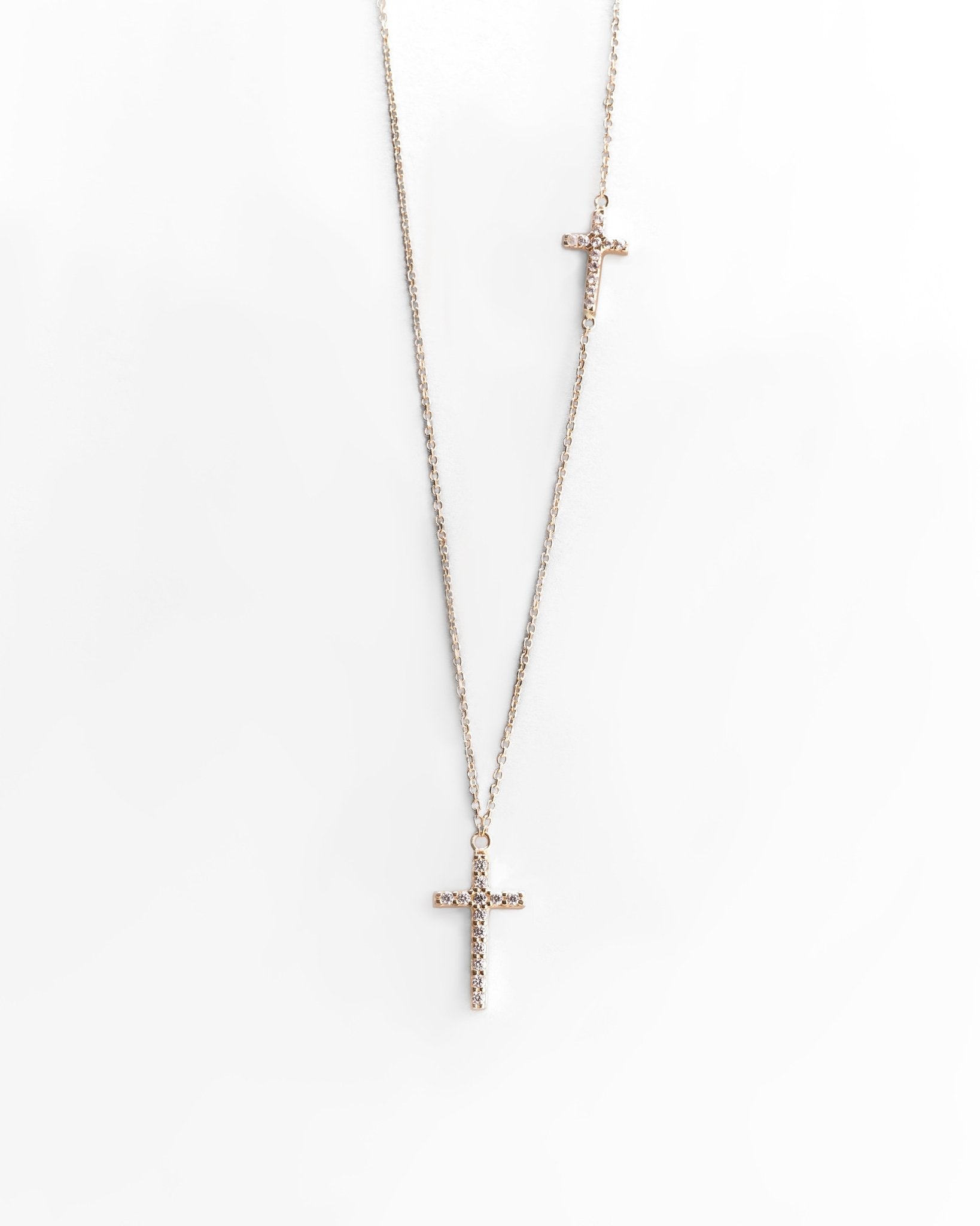 Dettaglio croci con pavé luminoso- GIOIELLO ITALIANO