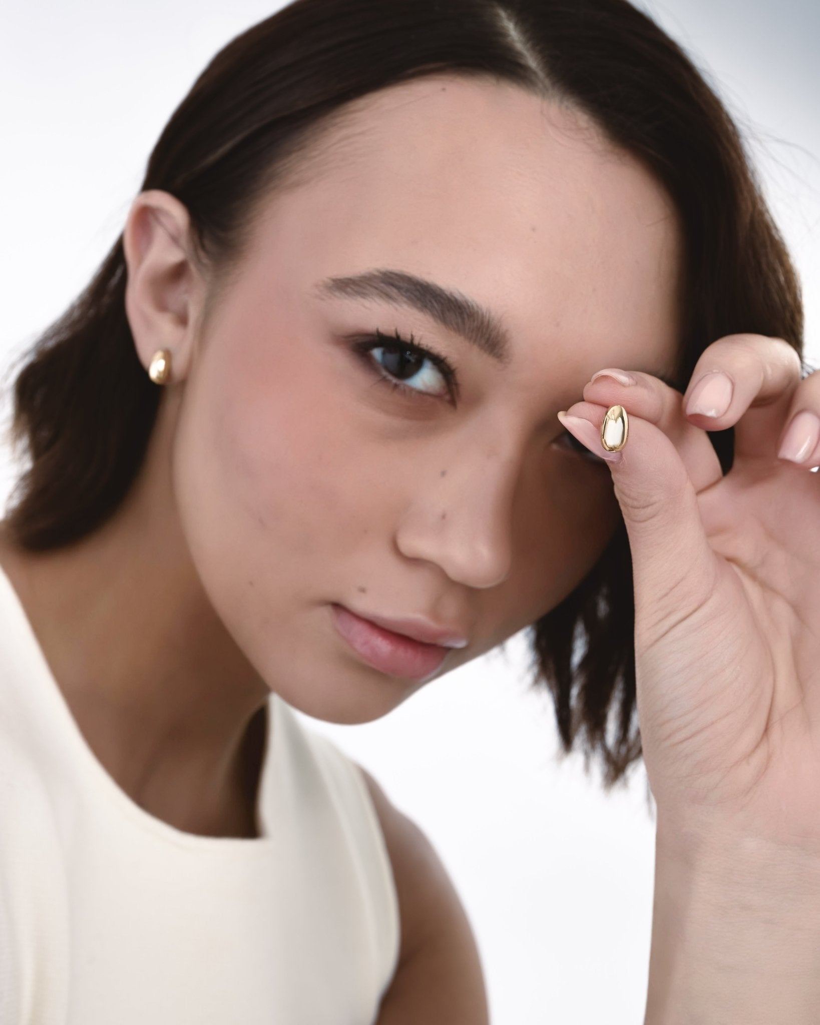 Orecchini a Goccia Spessi in Oro 14K - GIOIELLO ITALIANO