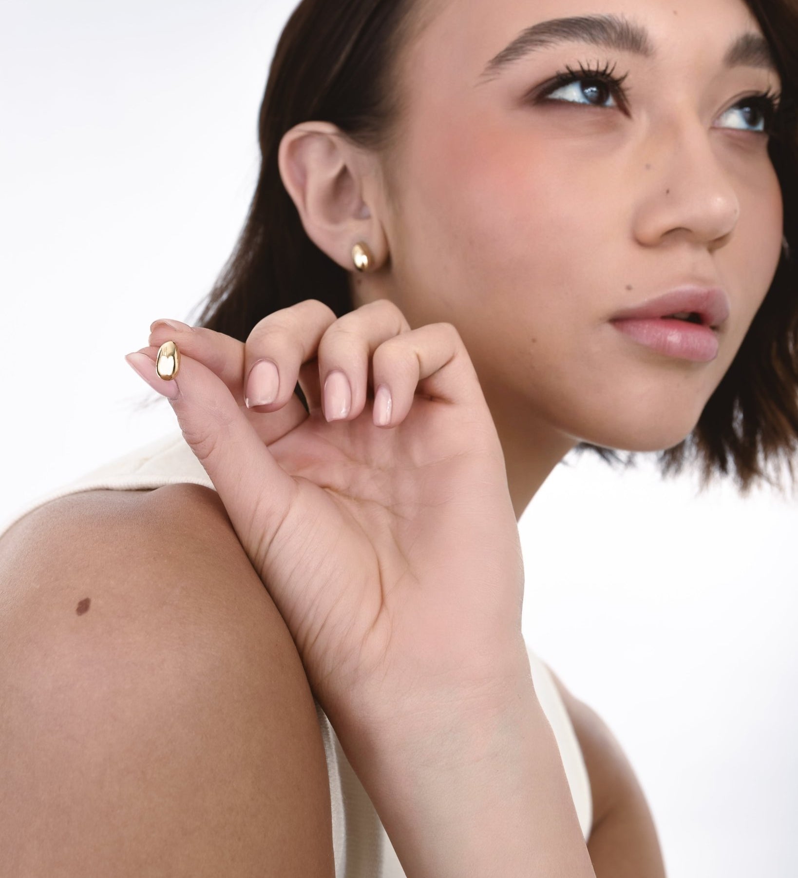 Orecchini a Goccia Spessi in Oro 14K - GIOIELLO ITALIANO