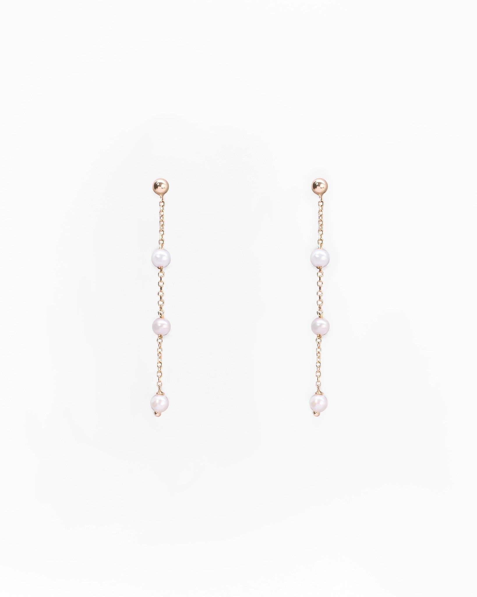 Orecchini in Oro 14K con Perle - GIOIELLO ITALIANO