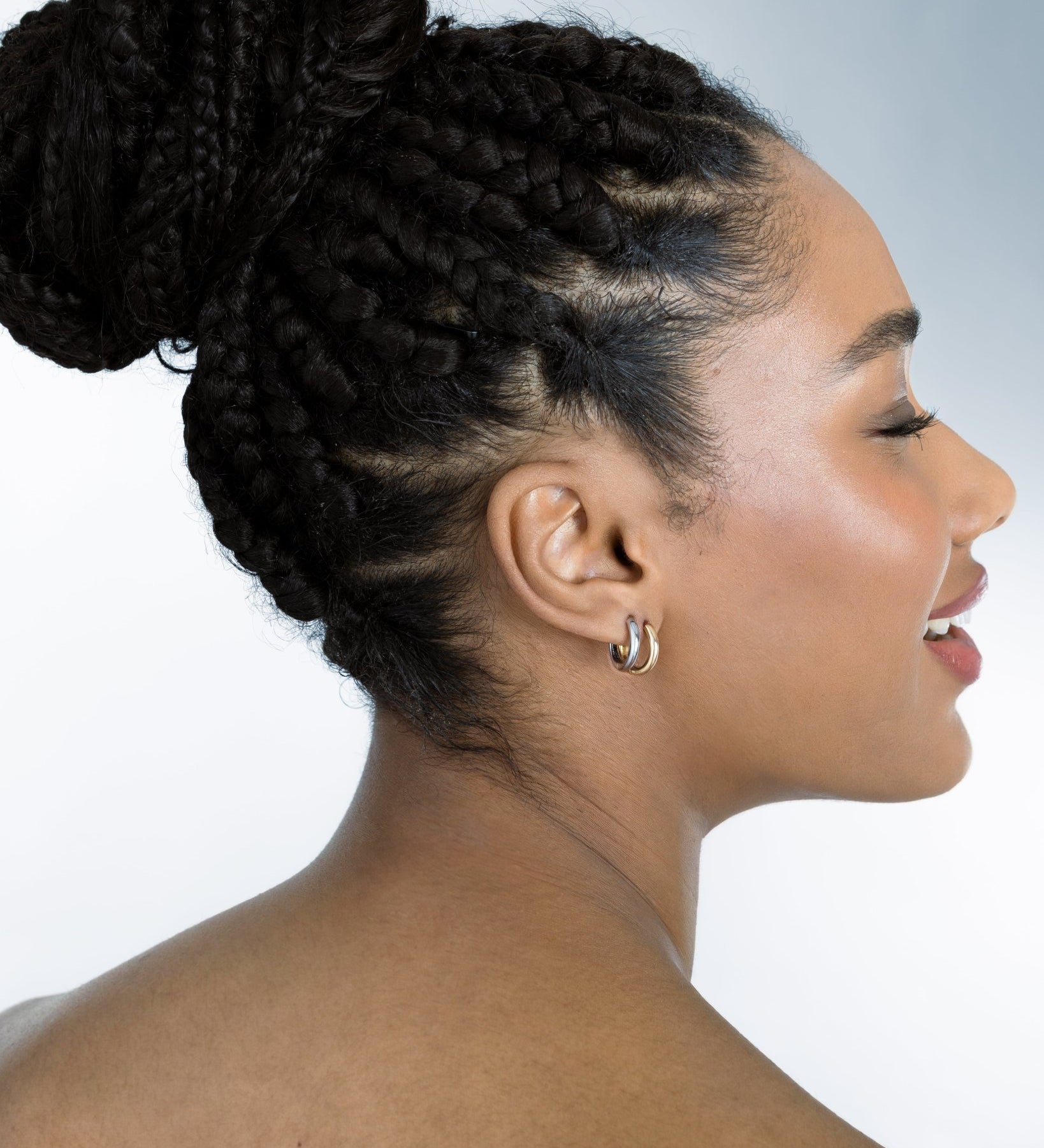 Orecchini Unisex a Cerchio Piccoli in Oro 14K - GIOIELLO ITALIANO