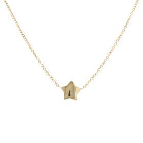 14kt yellow gold star necklace | Gioiello Italiano