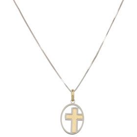 14kt gold necklace with cross | Gioiello Italiano