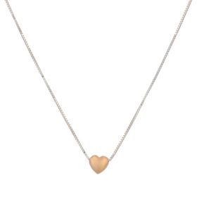 Necklace with light heart in 14kt gold | Gioiello Italiano
