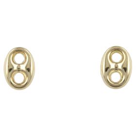 14kt yellow gold "Mariner" earrings | Gioiello Italiano