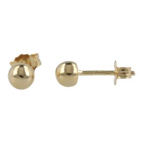 Small lobe earrings in 14kt gold | Gioiello Italiano
