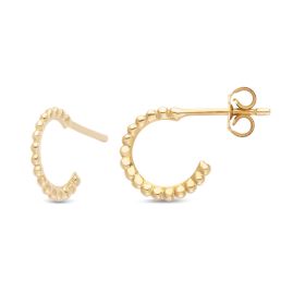 14k gold semicircle earrings | Gioiello Italiano