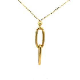 14K yellow gold long necklace | Gioiello Italiano