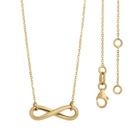 14kt gold infinity necklace | Gioiello Italiano