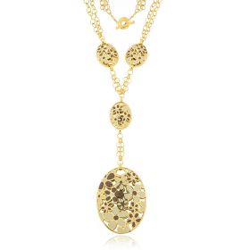 Yellow gold plated silver necklace | Gioiello Italiano