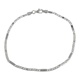 Silver tiger eye chain bracelet | Gioiello Italiano