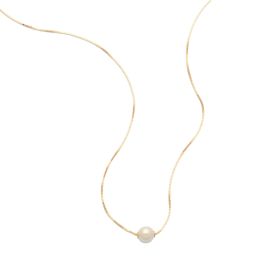 Collana in oro 14 carati con perla | Gioiello Italiano