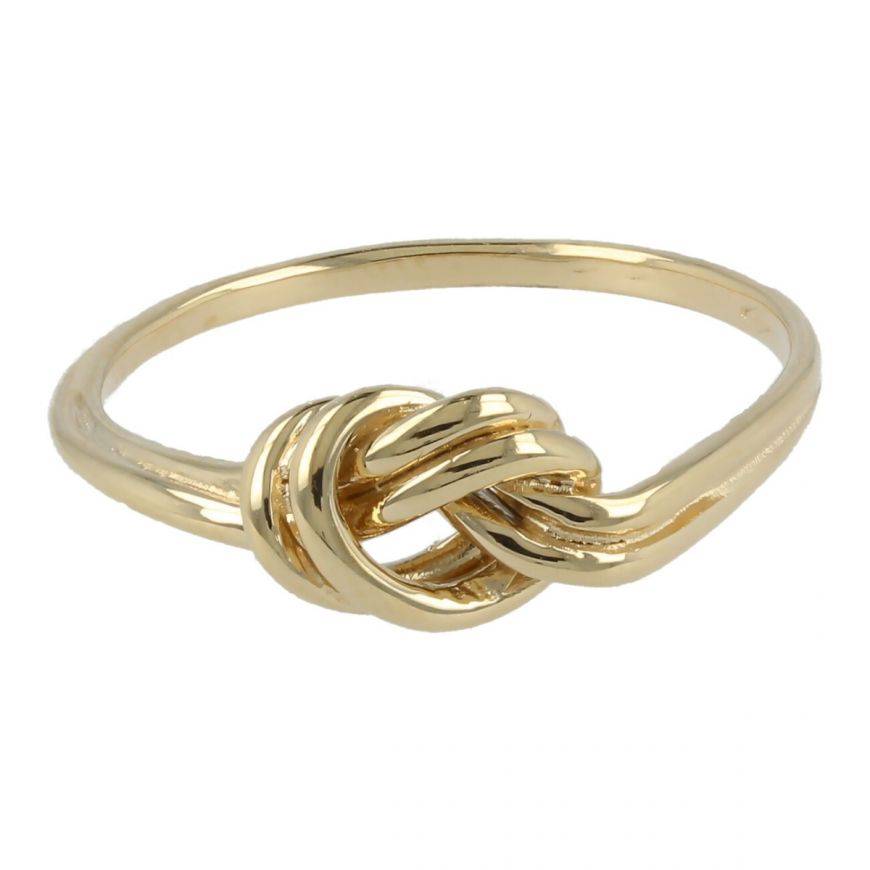 "Knot" ring in 14kt gold | Gioiello Italiano