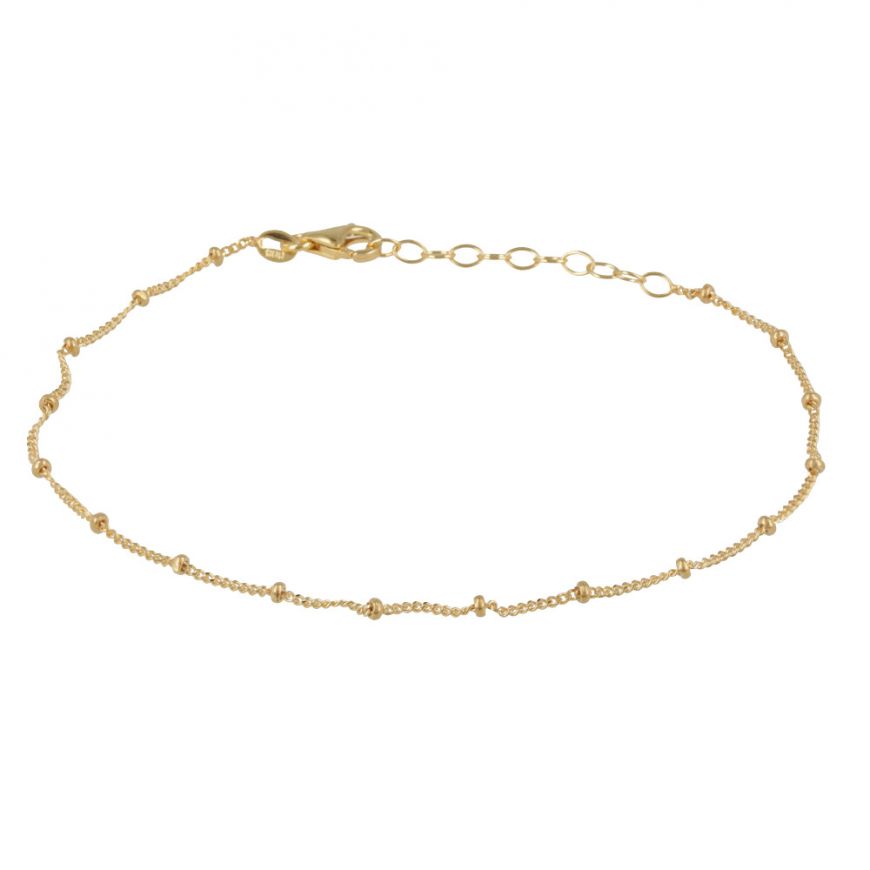 Bracelet single thread in yellow gold 14kt | Gioiello Italiano