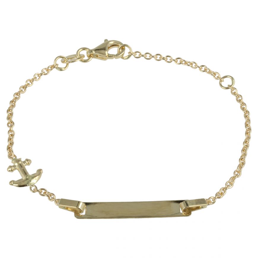 Bracelet "Sailor" in yellow gold 14kt  | Gioiello Italiano