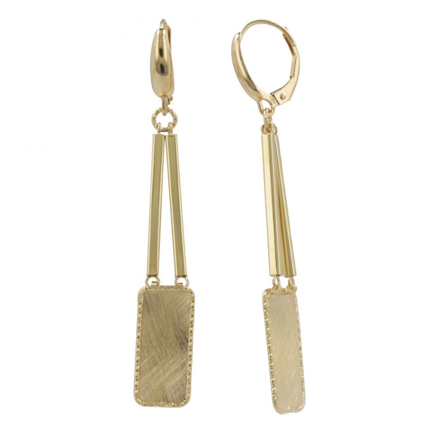 "Nefertiti" earrings in yellow gold | Gioiello Italiano