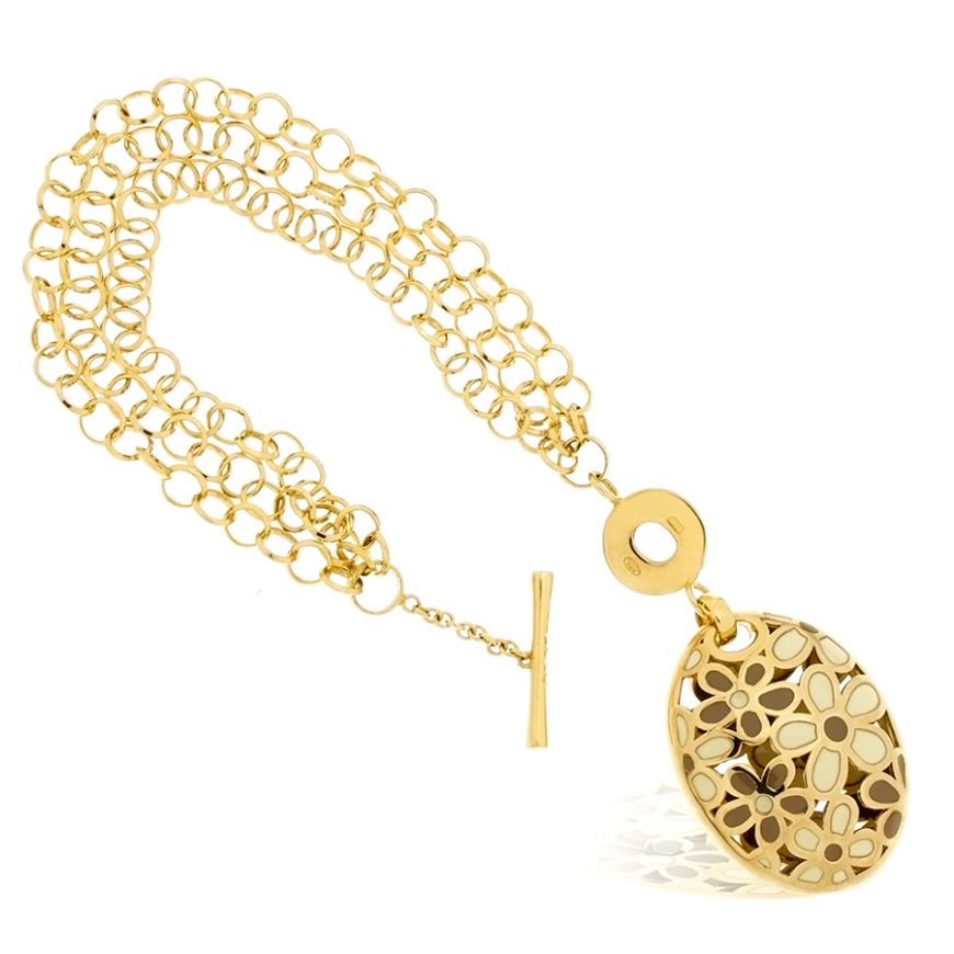 Yellow gold plated silver bracelet | Gioiello Italiano