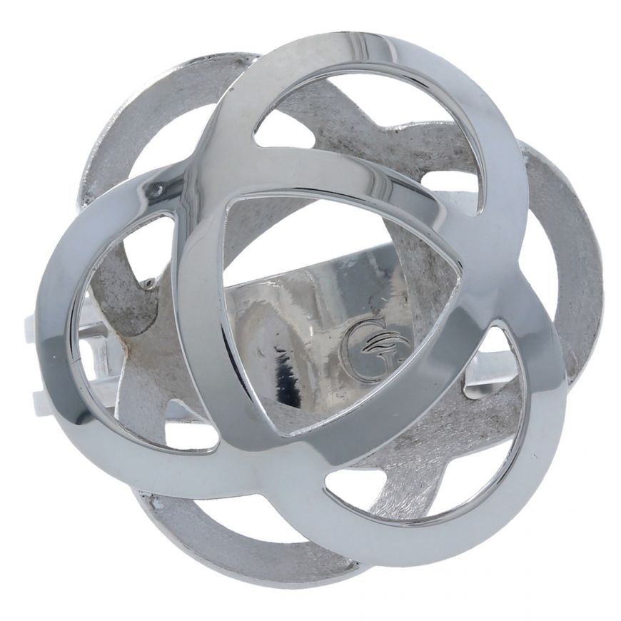 Anello "Atomo" in argento | Gioiello Italiano